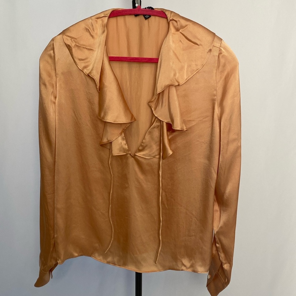 New Jcrew Goldie top in satin